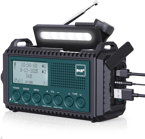 Kurbelradio dab plus solar - dab,