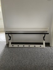 Garderobe weiß schwarz Hemnes Ikea neuwertig