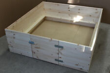 Wurfbox Welpenbox Wurfkiste Hunde Katzen Boden Welpenschutzleisten Schlafplatz 