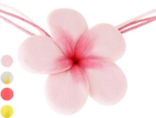 Cute 50s FRANGIPANI Retro Flower Tiki HALSKETTE Rockabilly