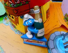Smurf champagne smurf puffo