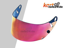 Kart Rennkart Kartsport Helm Visier verspiegelt Arai SK6 GP6 - Farbe: Violett