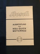 Bosch - Ausrichtung Für NSU- Quick Motorfahrrad