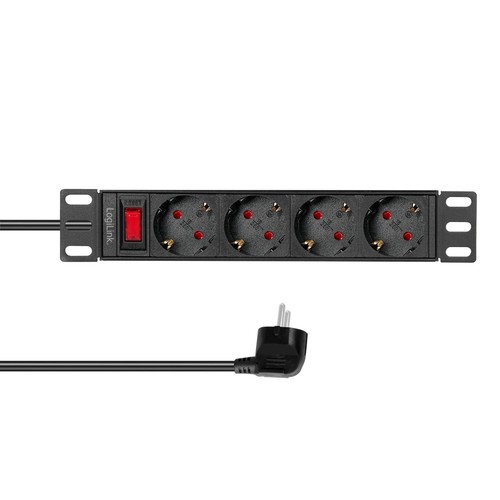 Steckdosenleiste 4 fach - 10", 4-fach