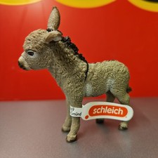 Schleich® Farm World 17060 Esel Fohlen | Braun Grau Bauernhof | Figur Sammler
