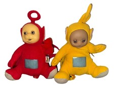 Teletubbies Plüschfiguren Rucksack 2 Stück Original 1999 Ragdoll SEHR GUT Retro