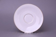 Untertasse für Tee oder Kaffee  Heinrich Anmut Scherbe weiß Goldrand 16117