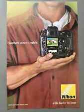Nikon Kamera Capture what´s inside Original 2005 Vintage Advert Werbung Reklame