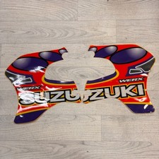Werx Dekorsatz Kühlerabdeckung Radiator Scoops Decals für Suzuki RM 125 1996