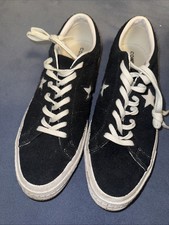 Converse One Star Schwarz – Größe 46.5 – Kaum Getragen & Top-Zustand