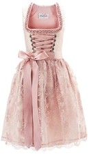 Midi Dirndl Damen Rosa