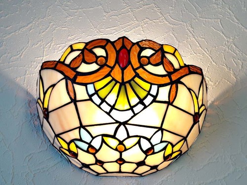 Wandleuchte tiffany stil - wandleuchte, im
