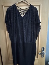 Esprit Damenkleid Schwarz mit