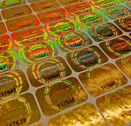 Stück hologramm siegel - stück,
