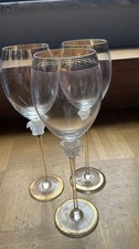 3 Rotwein glàser Versace