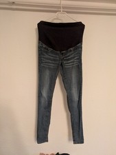 H&M Mama Umstandsjeans Schwanger Super Skinny Gr. 38 dunkelblau