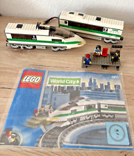 LEGO World City: Schnellzug 9V mit Trafo (4511) gebraucht, ohne OVP