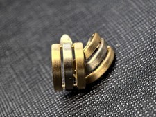 19,2 K  800er Gelbgold Weißgold Massivgold Gold Ohrringe 