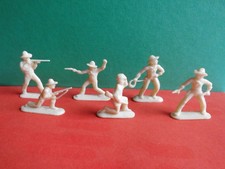 6 alte Margarinefiguren der