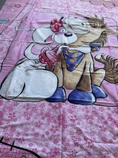 Diddl Bettwäsche 135x200 Baumwolle, Wendekissenbezug 80x80 Wie Neu 