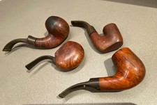 4 Pfeifen Tabakpfeifen Bruyere beraucht Oldenkott, Vauen, St.Claude, Roley