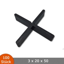 Fugenkreuze 3 mm Breite / 20 mm Höhe Terrassenplatten Bodenplatten Fliesenkreuze