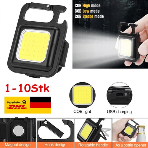 10x led cob taschenlampe - 5/10x,