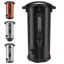 Glühweinkocher 8~10L Thermostat Heißgetränkeautomat Edelstahl Glühweintopf