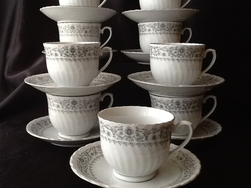 China porzellan platinrand - x,