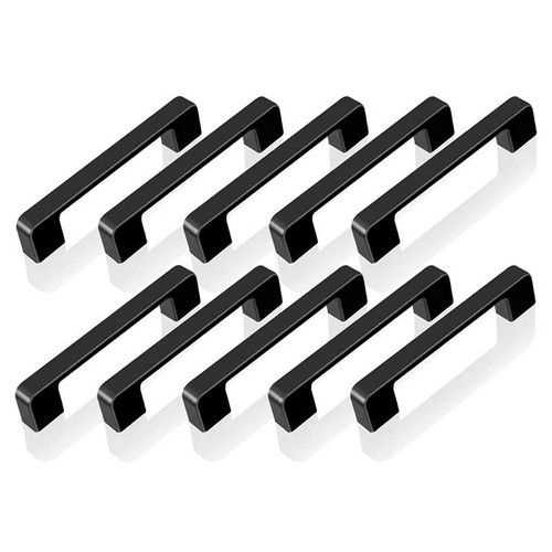 10x möbelgriffe schwarz - 10x,