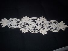 Tischdecke NADELSPITZE - Handarbeit***Point de Venice* Deckchen oval 77/22cm