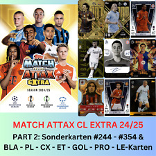 Topps Match Attax EXTRA 24/25 -SONDERKARTEN aussuchen Champions League 2024/2025