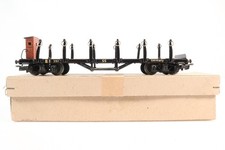 Märklin 392 Rungenwagen mit Bremserhaus 800 in alter OVP