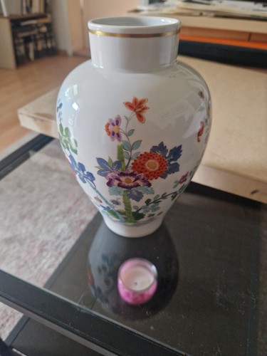 Meissen vase indische - indische, blumen