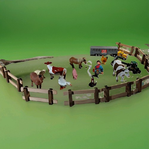 Holz bauernhof set - holz, bauernhof-set