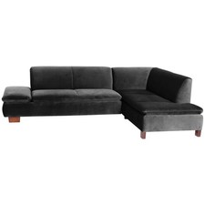 Max Winzer | Terrence | Sofa 2,5-Sitzer links mit Ecksofa rechts | schwarz | Sam