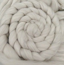 Kammzug Wolle zum spinnen filzen, Spinnfasern, Filzwolle, natur ungefärbt