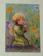 1 Postkarten ELFEN Löwenzahn