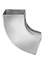 GRÖMO Titanzink Vierkant-Rohrbogen 72° 100x100 62161 neuwertig