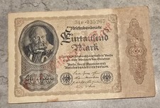 Reichsbanknote 1000 Eintausend