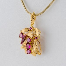 585 yellow gold pendant with