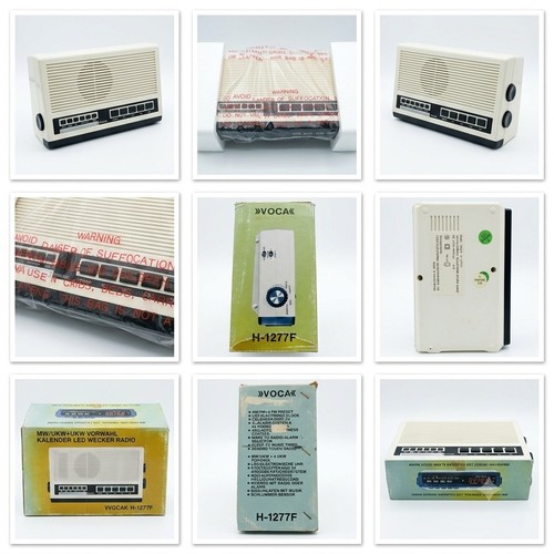 Vintage led uhrenradio voca - led,
