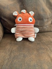 Sorgenfresser Schmidt Biff 26 cm Beige Orange Rot Kuscheltier Stofftier Monster