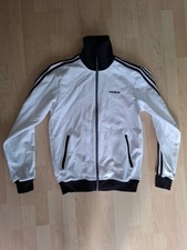 Adidas Franz Beckenbauer Jacke Weiss Schwarz Gr. M