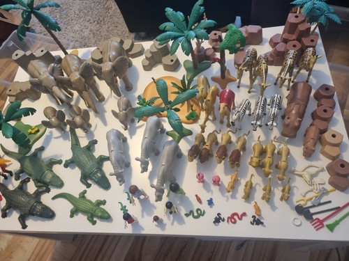 Riesiges playmobil savannen - riesiges,