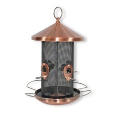 Vogelfutterspender hängend XL Vogelfuttersäule Gourmet Vogelfutterhaus hängend