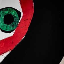 Georg Karl Pfahler Abstrakt Informel signiert Farblithografie 1960/75 61/100