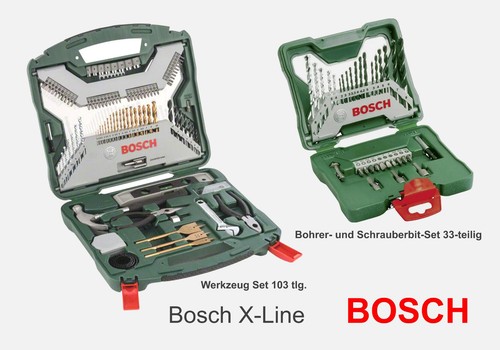 Bosch line werkzeugkoffer - bosch, x-line