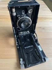 besondere Voigtländer Bergheil 1929 Heliar 1:4,5  F= 13,5cm alte Balgenkamera