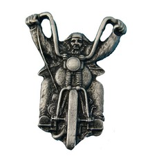 Hells Angels, Support 81, Big Red Machine Pin Biker Silber